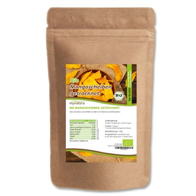 Mynatura getrocknete Mangoscheiben, bio – 1000g