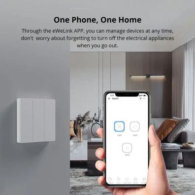 Sonoff SwitchMan Smart Wandschalter M5 80 Matter 1fach weiß