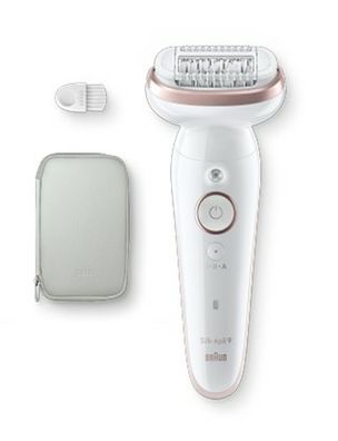 Braun Silk-épil 9 Silk·épil 9, Gold, Weiß, 40 Pinzette, MicroGrip, Stahl, 50 min