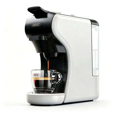 HiBREW H1A 19BAR,4-in-1 Kaffeemaschine,68dB, bnehmbarer transparenter Wassertank