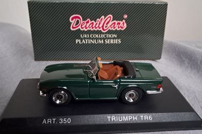 Triumph TR 6, grün, Detail Cars