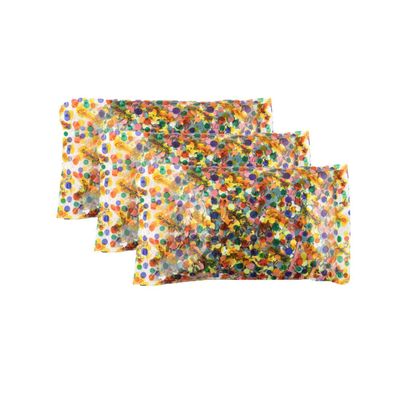 3x Konfetti je 100g mehrfarbig Festival Party Geburtstag Silvester Hochzeit Karneval