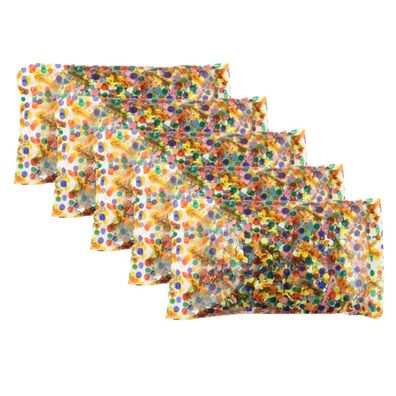 5x Konfetti je 100g mehrfarbig Festival Party Geburtstag Silvester Hochzeit Karneval