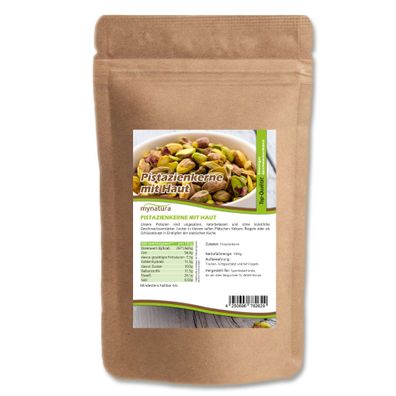 Mynatura Pistazienkerne mit Haut – 1000g
