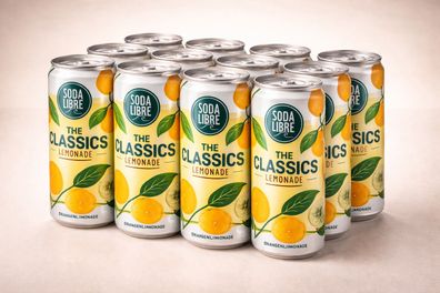 Lemonade Soda Libre The Classics Lemonade Orangenlimonade 12 x 330 ml Dose inkl