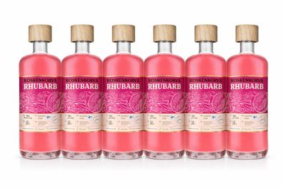 Koskenkorva Rhubarb Likör 6x 0,5L - Finnischer Likör mit Rhabarber & Granatapfe