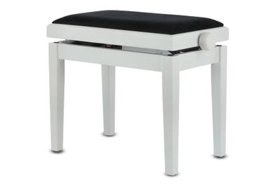 Gewa Klavierbank Deluxe weiß matt