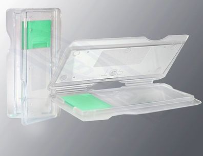 Transparenter PP-Dia-Koffer für 001 Dias