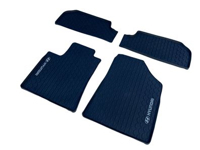 Original Hyundai Gummimatten Fußmatten Gummi Kona SX2 Elektro schwarz Allwetter