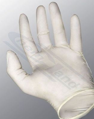 puderfreie Latex-Handschuhe S., 100er-Pack