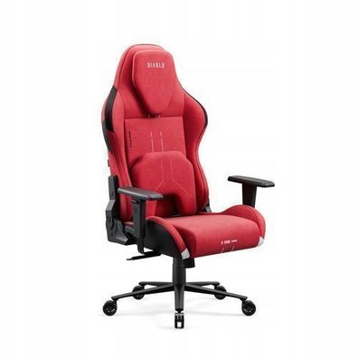 Diablo X. One Prime Gaming Stuhl Bürostuhl mit Kühlfunktion Größe Normal, Bloody Mary