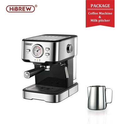 HiBREW H5 20 bar kaffeemaschine für den Heimgebrauch, it Latte-Art-Becher
