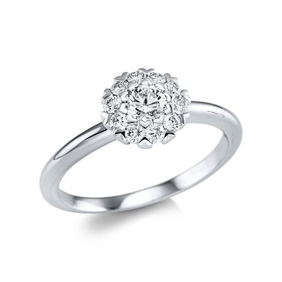 Luna Creation - Ring - Damen - Weißgold 18K - Diamant - 0.5 ct - 1W117W855-1-55