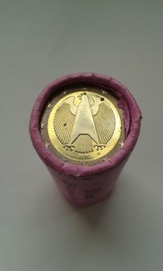 Rolle 2 euro 2010 D (München) Rolle BRD Bundesadler Kursmünze- nicht blind