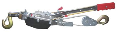 Kerbl Handseilzug mit Ratsche 2 Tonnen Stahl 360Â° Haken autom. Bremse