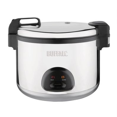Buffalo CK698 Premium Reiskocher 9 L 2,85 kW Edelstahl energiesparend Silber