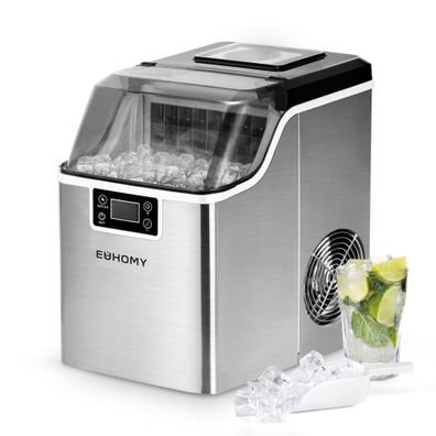 Euhomy Eiswérfelmaschine Edelstahl 3,2L 24 Eiswérfel in 13 Min Defekt