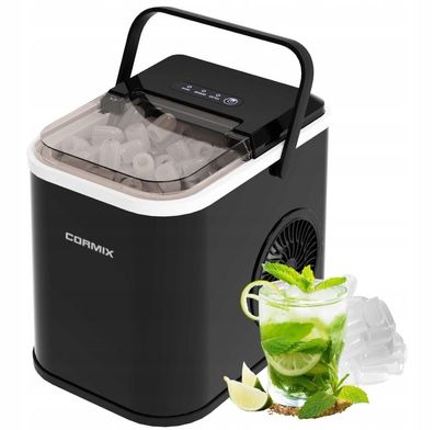 Cormix Eiswérfelmaschine kompakt 800 g Eiskorb Eiswérfel in 6 Minuten