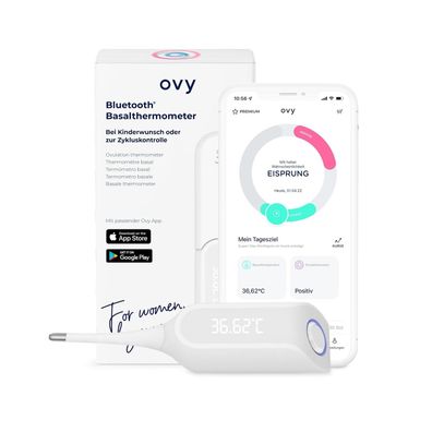 Ovy Bluetooth Basalthermometer mit App zur Verhétung Defekt