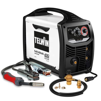 Telwin Maxima 200 Synergic Inverter Schweißgerät 4-in-1 230V MIG WIG