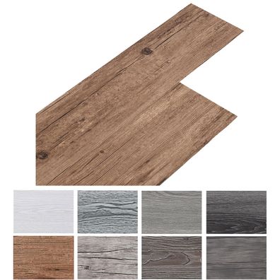 Inmozata PVC Bodenbelag selbstklebend Vinylboden 36 Fliesen 5,02mÂ² Braun