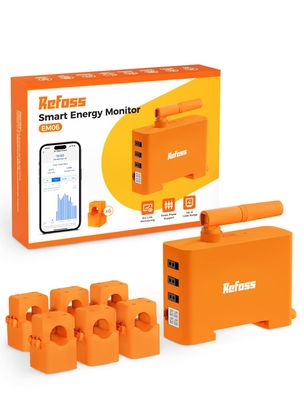 Refoss EM06 3-Phasen-Energiezähler WLAN Bluetooth 6 Kanäle 150A Smart Meter