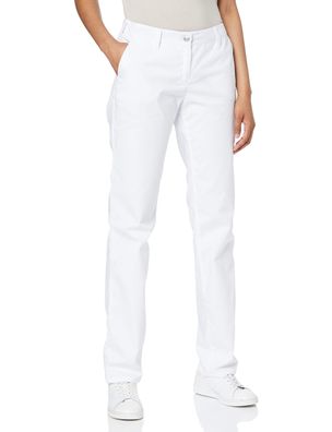 BP Damen-Chinos Stretch-Stoff Slim Fit weiß Gr. 52n Arbeitshose 1734-686-21