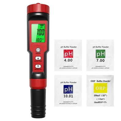 Homcoice pH Chlor Messgerät 7-in-1 Salzgehalt ORP TDS EC Temperatur Wassertester