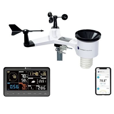 Ambient Weather WS-2902A Smart WiFi Wetterstation mit Fernéberwachung