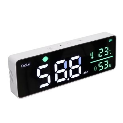 COB Dezibel-Messgerät 30-130 dB 3-in-1 Schallpegelmesser Thermometer Hygrometer