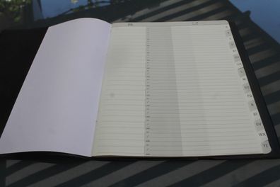 Adressbuch; Telefonregister, Telefonverzeichnis; 190 x 230, schwarz