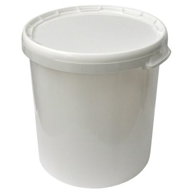 1 x 30 Liter Eimer mit Deckel Farbeimer Kunststoff Honigeimer Bioeimer NEU (1x 22049)