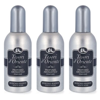 tesori d Oriente - muschio bianco Aromatic Parfum 3x 100ml Eau de Toilette
