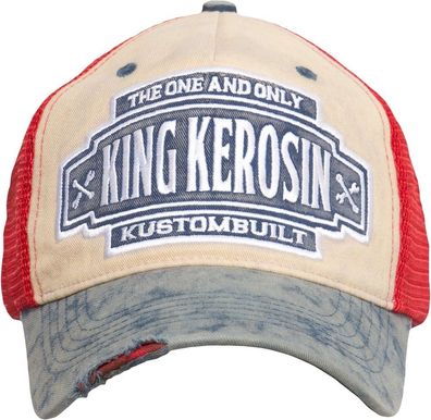 King Kerosin Trucker Cap im Vintage-Look