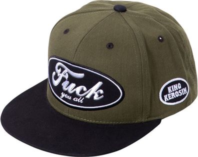 King Kerosin Snapback Cap mit Druck auf der Schirminnenseite B
