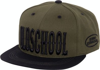 King Kerosin Snapback Cap mit Frontstickerei und Print auf der Schirmunterseite