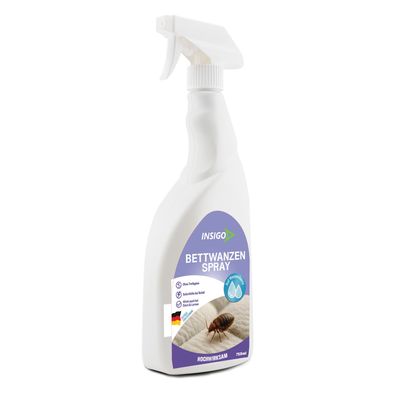 INSIGO 750ml Bettwanzenspray Bettwanzenmittel Bettwanzenschutz Wanzenabwehr