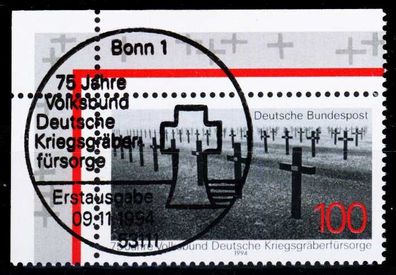 BRD 1994 Nr 1768 ZENTR-ESST ECKE-OLI X2CF81A