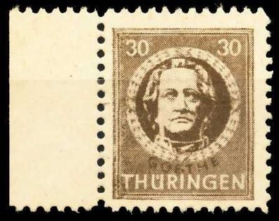 SBZ Thüringen Nr 99AYaz1 postfrisch SRA X670512