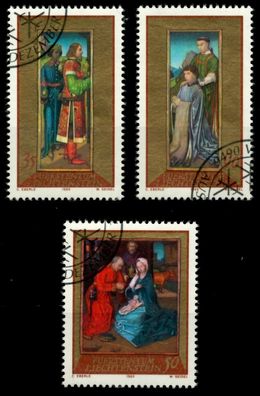 Liechtenstein 1989 Nr 978-980 gestempelt SB49D56