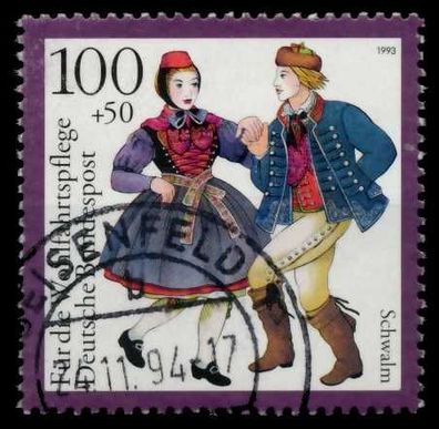 BRD 1993 Nr 1698 gestempelt X77269E
