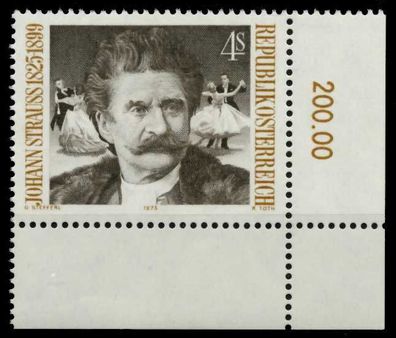 Österreich 1975 Nr 1495 postfrisch ECKE-URE X8054CE