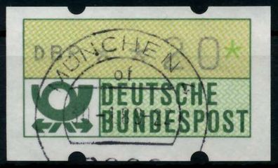 BRD ATM 1981 Nr 1-1-020 gestempelt X9700CE