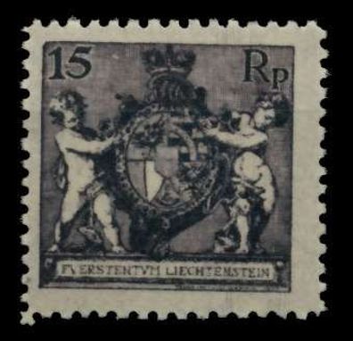 Liechtenstein 1921 Nr 52B postfrisch X6F6FA6