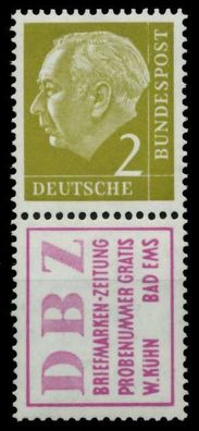 BRD Zusammendruck Nr S13 postfrisch SENKR PAAR X732D7A