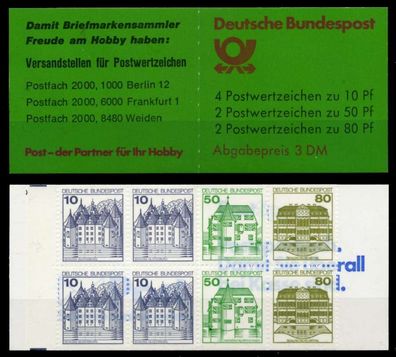 BRD Markenheftchen Nr MH 24iK1 postfrisch S2B6D2E
