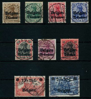 BES 1WK LP Belgien Nr 1-9 gestempelt X77B022