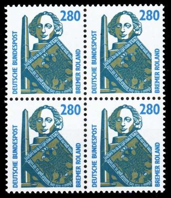 BRD DS Sehensw Nr 1381 postfrisch Viererblock S505C02