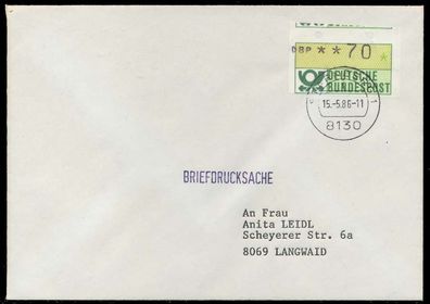 BRD ATM1-070 BRIEF EF Starnberger Springer X7E21FE