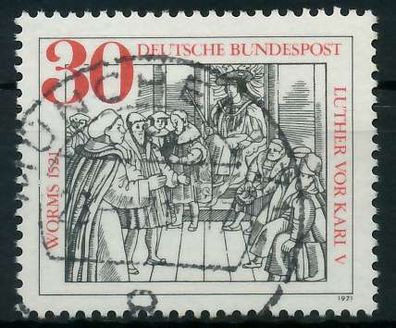 BRD 1971 Nr 669 zentrisch gestempelt X836842